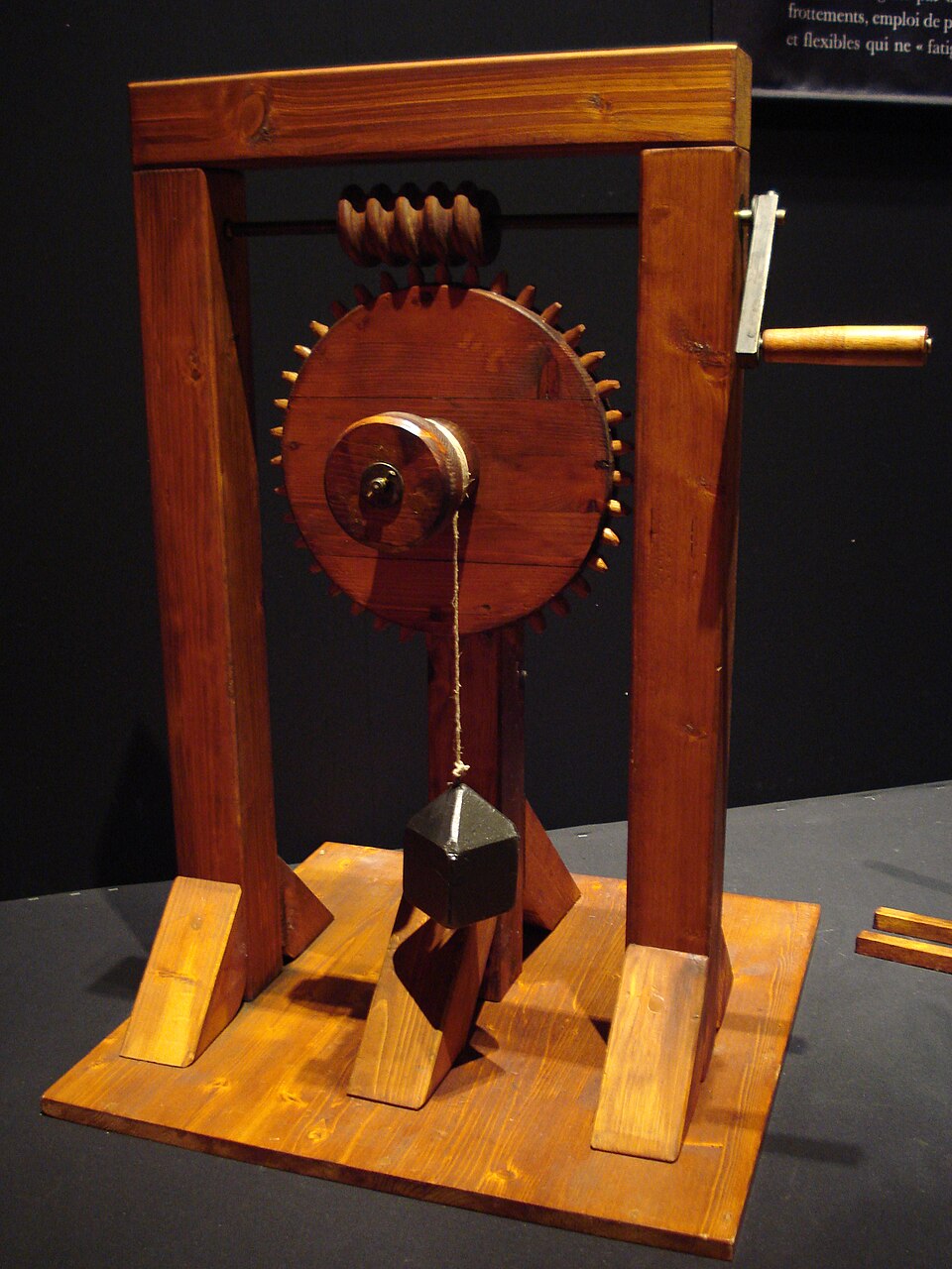 Leonardo da Vinci, helical gear study